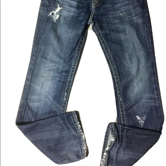 Miss Me MEK OAXACA Denim Jeans Juniors Sz 14 - Picture 2 of 10